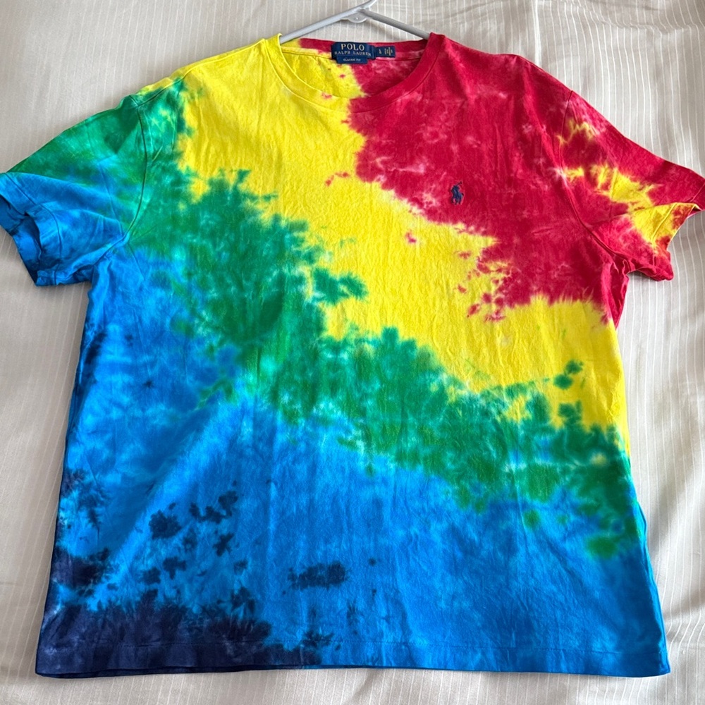 Polo by Ralph Lauren Multicolor Tie-Dye Short Sleeve Tee